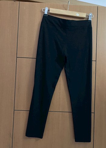 Siyah Düz Kadın Tayt - Görsel 2