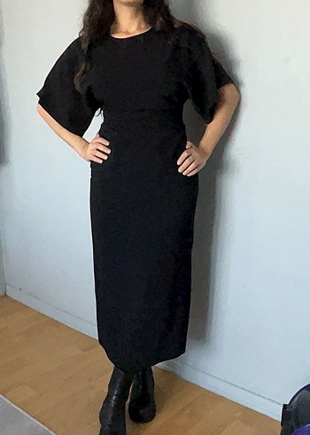 xs Beden Zara Siyah Elbise Geçen Sezondan