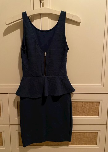 Petrol yeşili Fitted Midi Elbise - Görsel 3