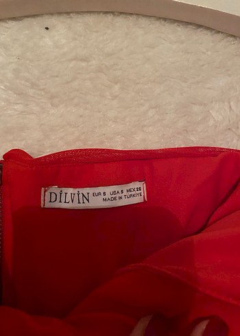 Kırmızı Drapeli Straplez Mini Bustiyer - Görsel 3