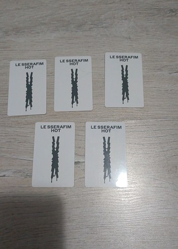 Le sserafim Hot Photocard Set - Görsel 2