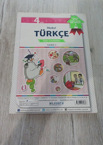 Bilfen İlkokul Türkçe Fasikül 2 - Görsel 2