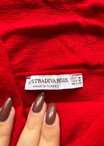 Stradivarius Madonna Yaka Bluz - Görsel 3