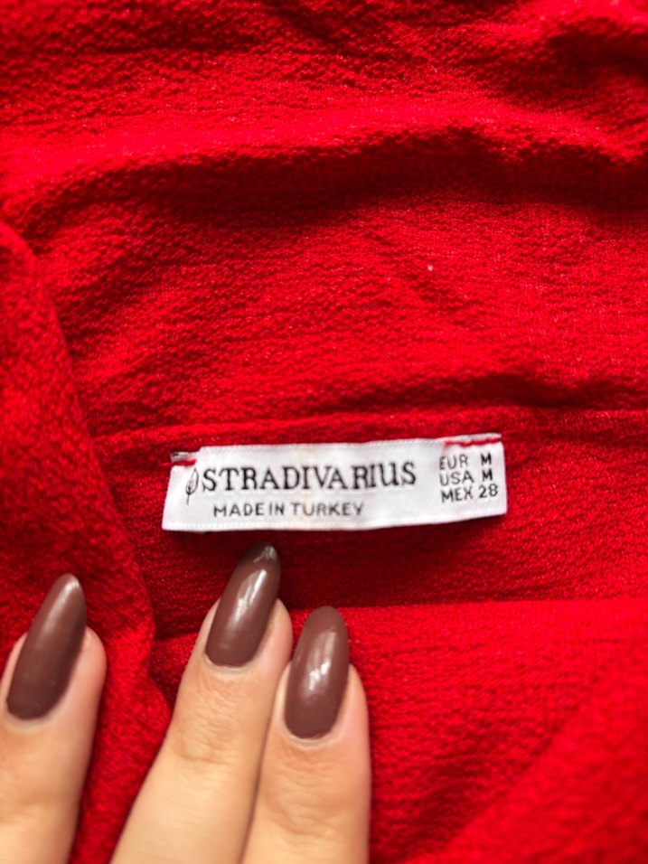 Stradivarius Madonna Yaka Bluz - Görsel 3