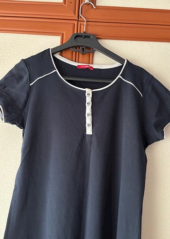 Düğmeli Kadın Elbise - Görsel 2