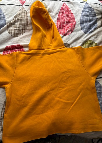 Addax Sarı Kapüşonlu Sweatshirt - Görsel 3