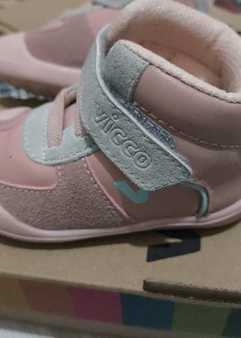 Kız Bebek İlk Adım Ayakkabısı Pembe Cırtlı - Görsel 4