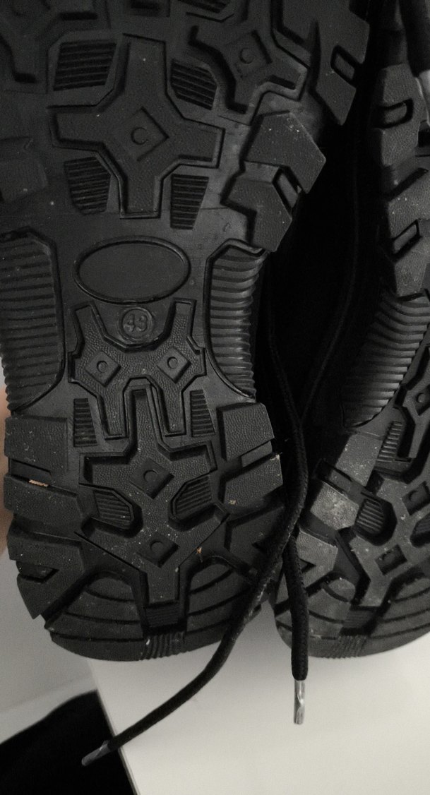 Siyah Bağcıklı Erkek Kauçuk Bot - Görsel 3