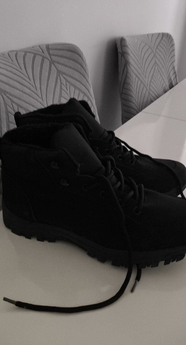 Siyah Bağcıklı Erkek Kauçuk Bot - Görsel 2