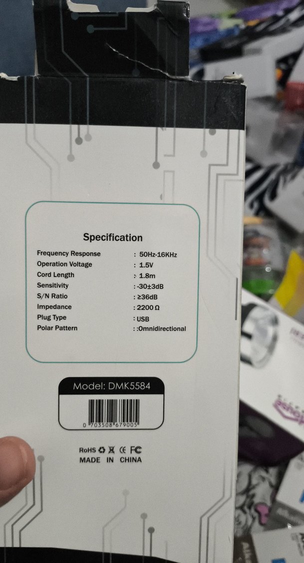 Mavi USB Mikrofon Tripodlu YUCO DMK5584 - Görsel 2