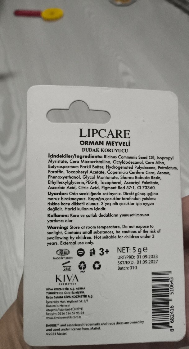 Barbie Orman Meyveli Dudak Bakım Kremi 5g - Görsel 2