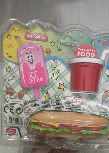 Renkli Çocuk Mini Yemek Seti - Görsel 2