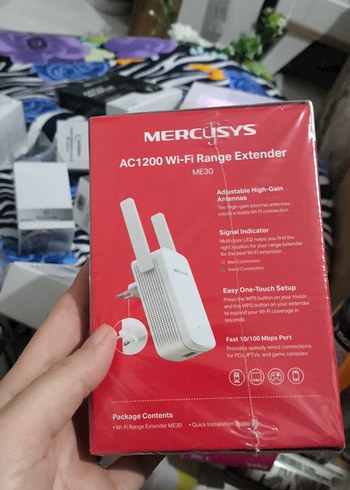 Mercusys AC1200 Wi-Fi Menzil Genişletici ME30 - Görsel 3