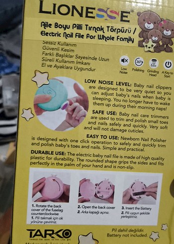 Lionesse Pilli Elektrikli Tırnak Törpüsü - Görsel 2