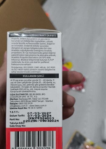 Karamürverli Propolisli Suda Çözünür Damla 20ml - Görsel 2
