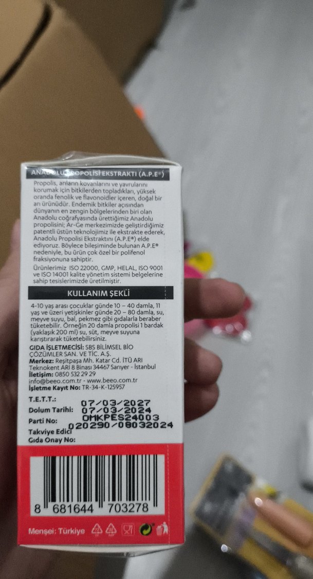 Karamürverli Propolisli Suda Çözünür Damla 20ml - Görsel 2
