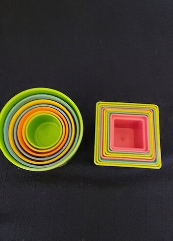 Playskool küpler ve pepe kule iç içe geçmeli 