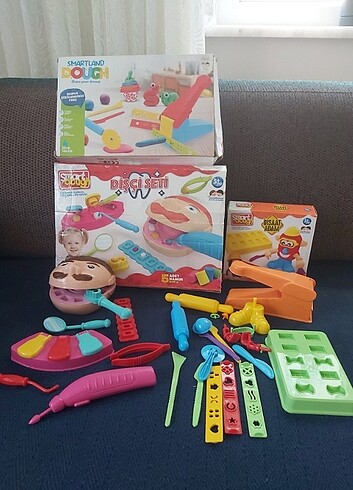 Dişçi inşaat hamur şekillendirici setler