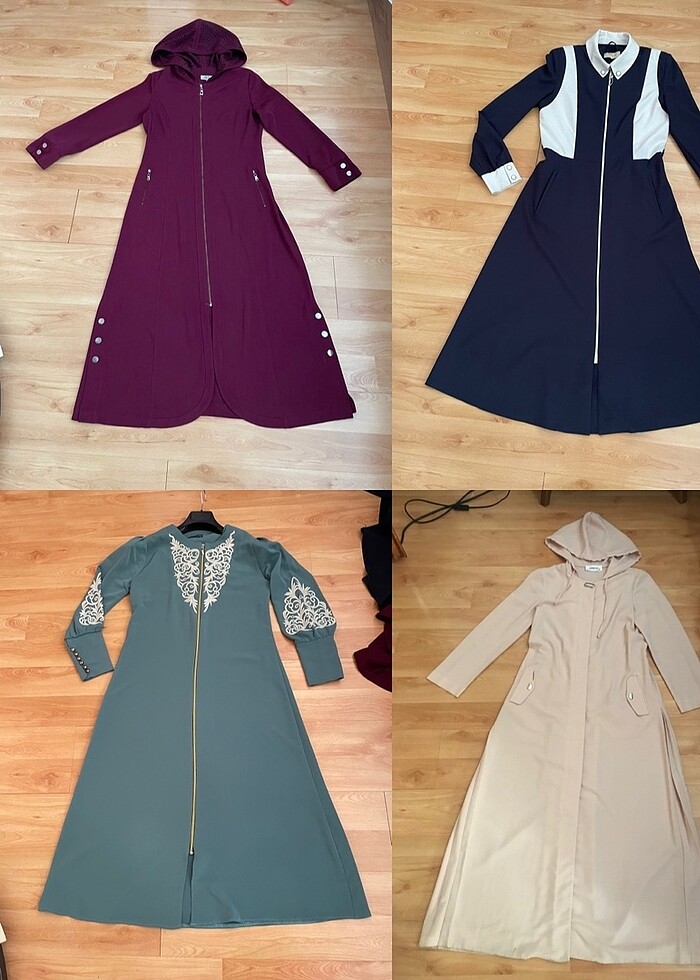 Abaya ferace pardesü kap tesettür elbise - Görsel 2