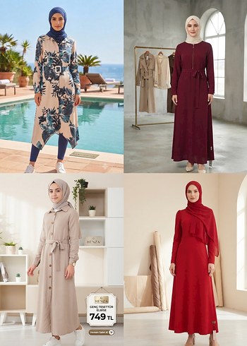 Trendyol & Milla Siklik Ve Rahatlik Uzun Tesettur Elbiseler