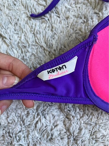 s Beden mor Renk KOTON BİKİNİ ÜST