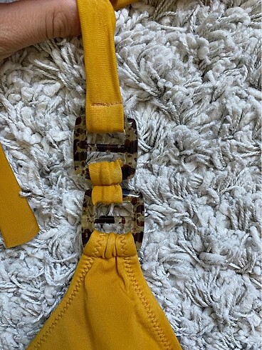 36 Beden sarı Renk Trendyol 36 B Bikini Üst
