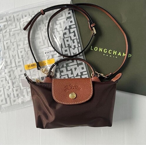 Longchamp ithal askılı deri çanta