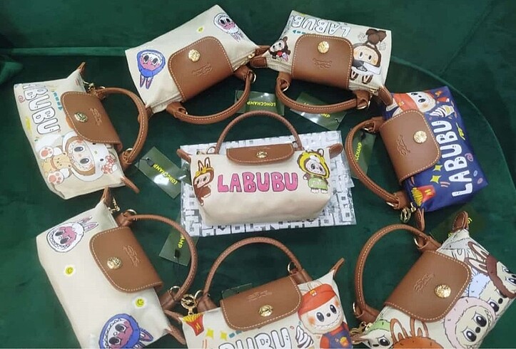 Labulu longchamp askılı çanta