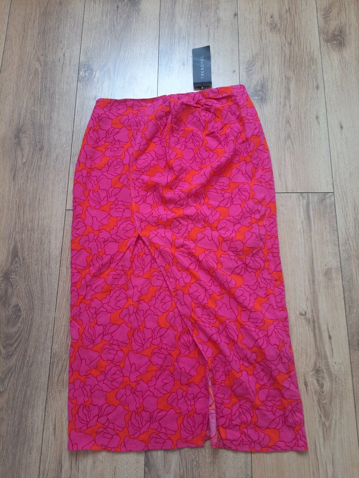 Renkli Mini Desenli Hamile Eteği - Görsel 2