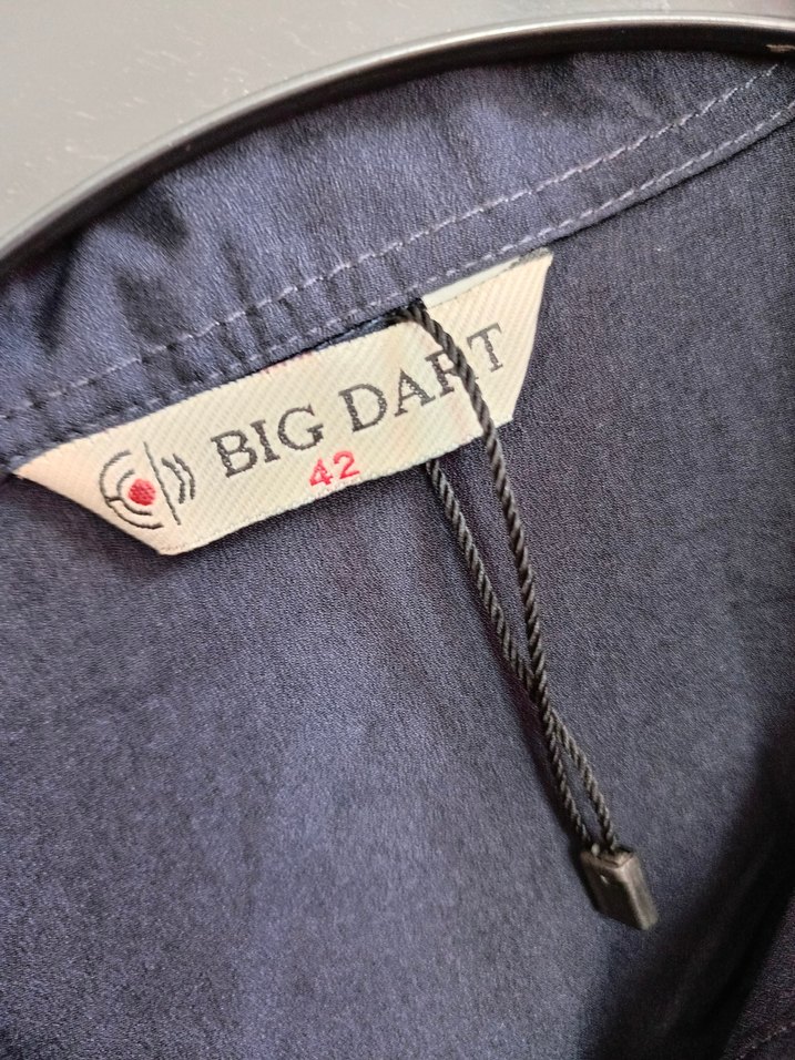 Düğmeli Mavi Denim Kadın Gömlek - Görsel 3