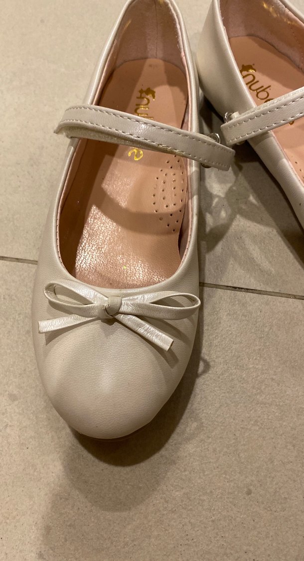 Bej Fiyonklu Kız Çocuk Babet - Görsel 3