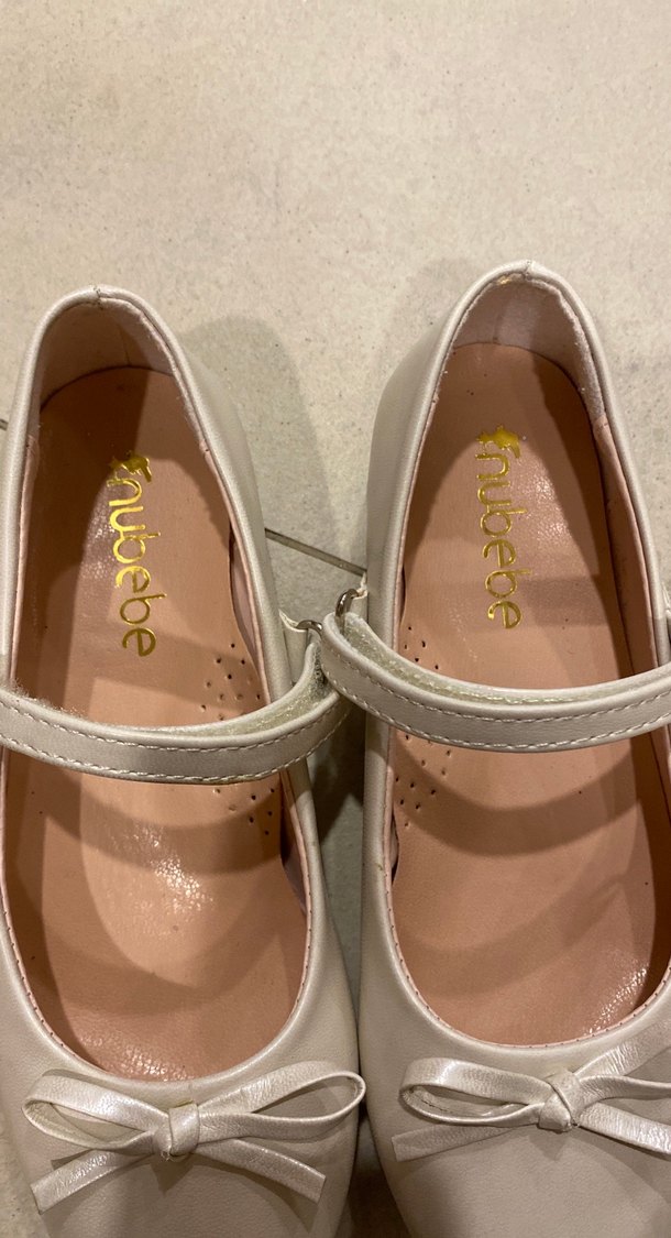 Bej Fiyonklu Kız Çocuk Babet - Görsel 5