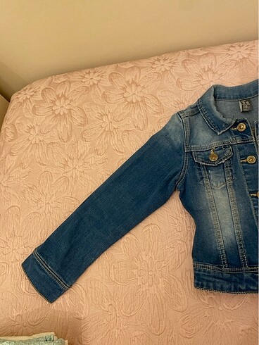 5 Yaş Beden Zara Kız Çocuk Kot Ceket 5-6 Yaş