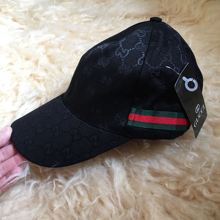 m Beden Siyah gucci şapka