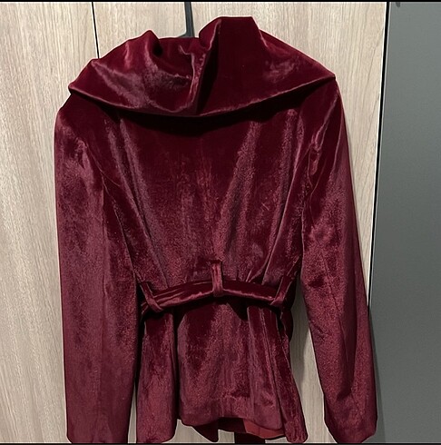 42 Beden bordo Renk Kısa tüylü kürk kaban