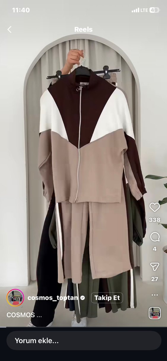 Modal Kumaş Kadın Takım - Görsel 2