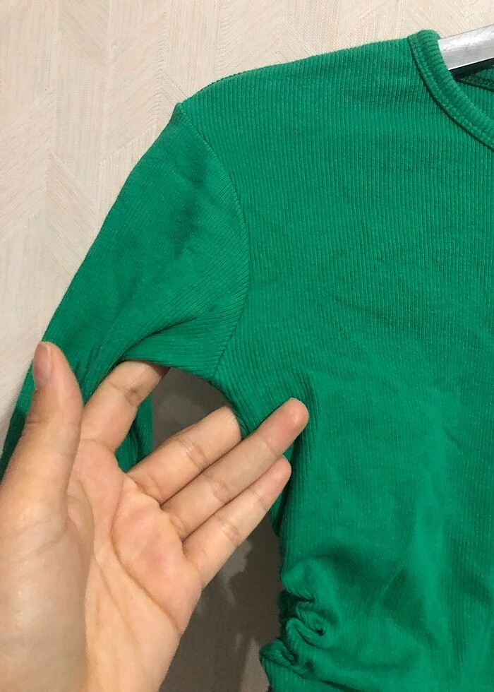 Büzgülü bluz - Görsel 3