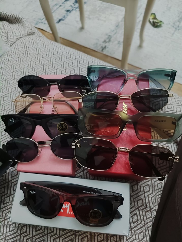 Renkli Parlak Kadın Güneş Gözlükleri - Görsel 2