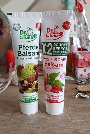 Farmasi At Kestanesi Balsami ve Biber Balsami Masaj Kremleri