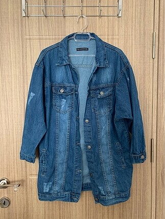 oversize mevsimlik kot ceket