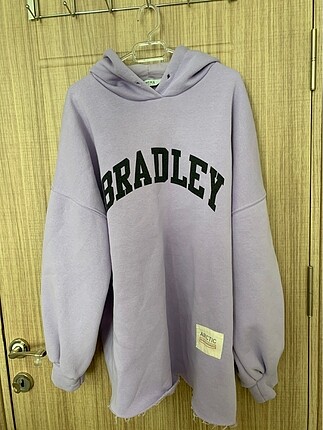 lilac oversize kapüşonlu sweat