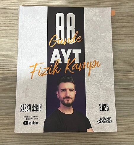  345 AYT fizik soru bankası ve Özcan aykın 88 günde Ayt fizik kam