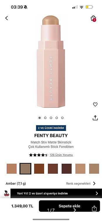 Fenty Amber kontür stick