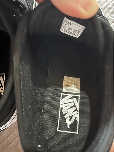 36 Beden siyah Renk Bir kere kullanılmış vans