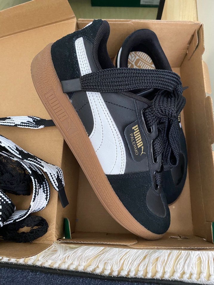 Puma Palermo Siyah Spor Ayakkabı - Görsel 4