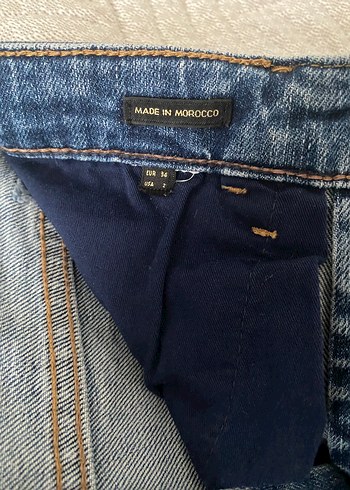 34 Beden mavi Renk Orıjınal Massimo dutti kadın jean