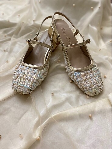 Akova shoes Elıse tüvit gold