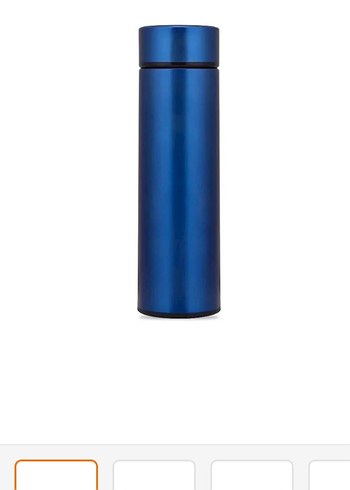 lacivert 500 ml derece göstergeli paslanmaz termos