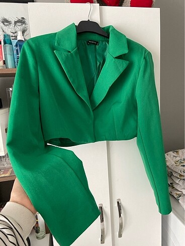 Crop Blazer Ceket