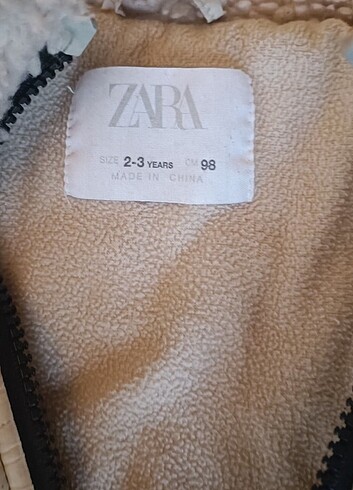 Zara İki âdet erkek yurtdışı zara 2_3 yaş mont